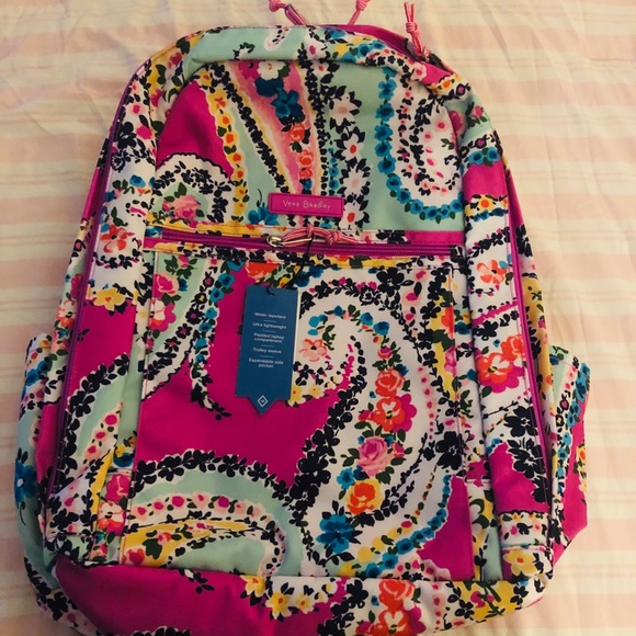wildflower paisley vera bradley backpack